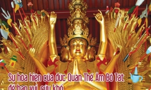 Sự hóa hiện của đức Quán Thế Âm Bồ Tát để ban vui, cứu khổ